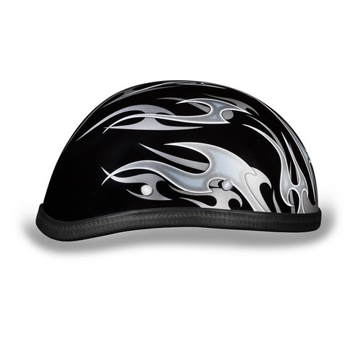 DAYTONA Novelty Skull Cap 1/2 Half Motorcycle Helmet 35 Styles NON DOT